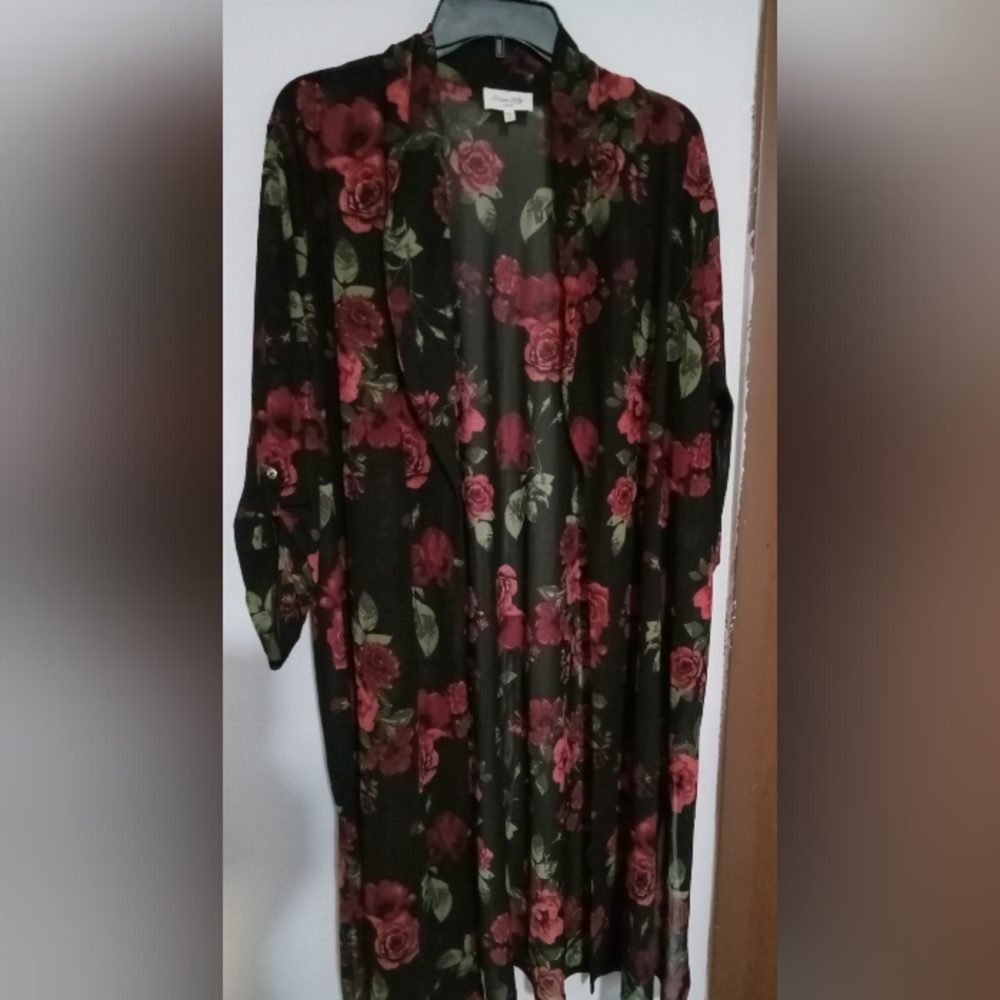 Siren Lily flowery sheer cover